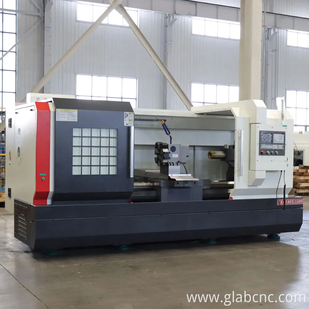 CNC Horizontal Vertical Machining Ck6180 Flat Bed CNC Lathe Machine